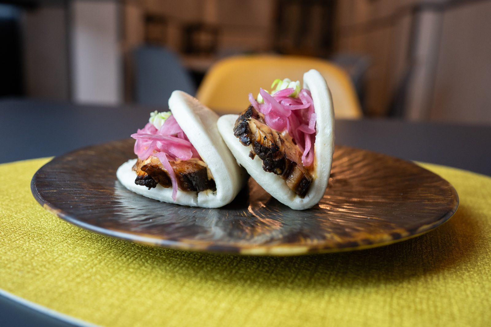 Pan bao de panceta ibérica